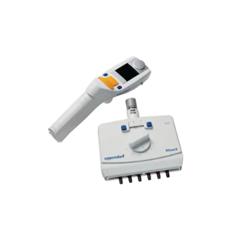 3125000192 Research plus Move It可调间距手动移液器 6通道 120 – 1200 μL 深绿色 - Eppendorf/艾本德