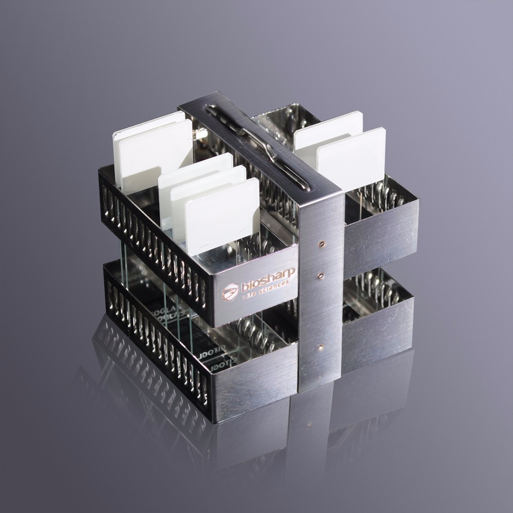 BS-30-SR 30片不锈钢载玻染色架 病理切片染色架