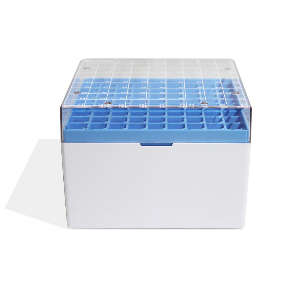 BS-CBP50-81 5ml塑料冻存盒PC淡蓝色(PC,透明）