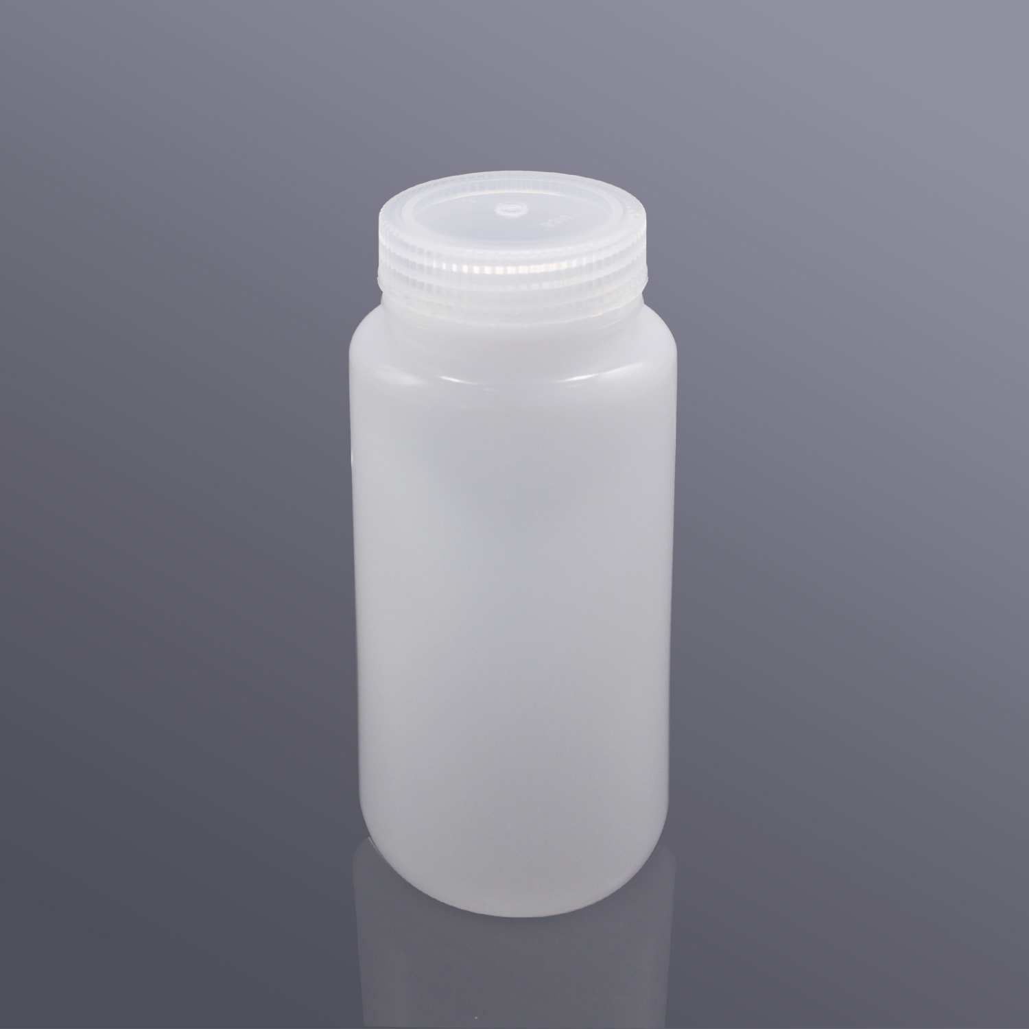 BS-RB-HDPE-0500-C 500ml 本色 HDPE广口试剂瓶,无菌