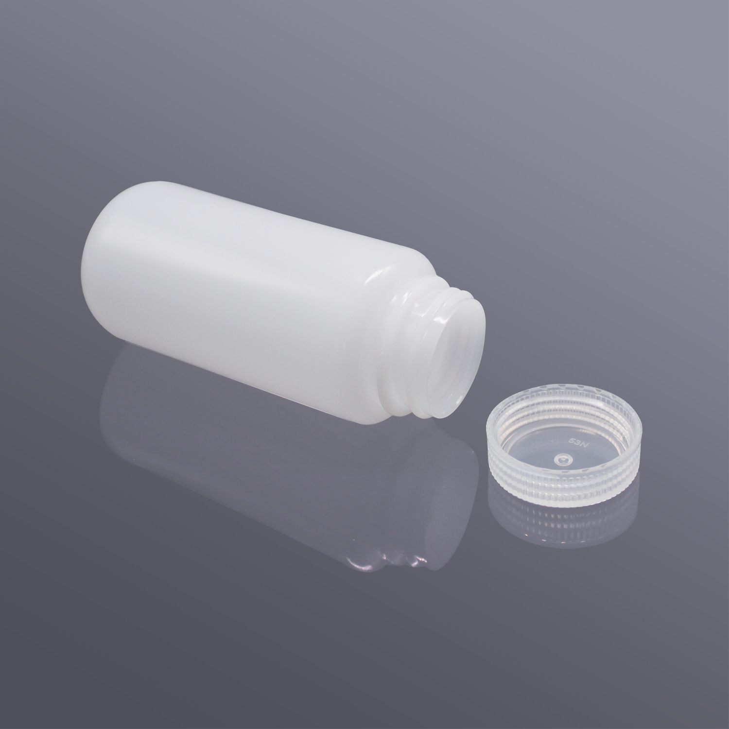 BS-RB-HDPE-1000-C 1000ml 本色 HDPE广口试剂瓶,无菌