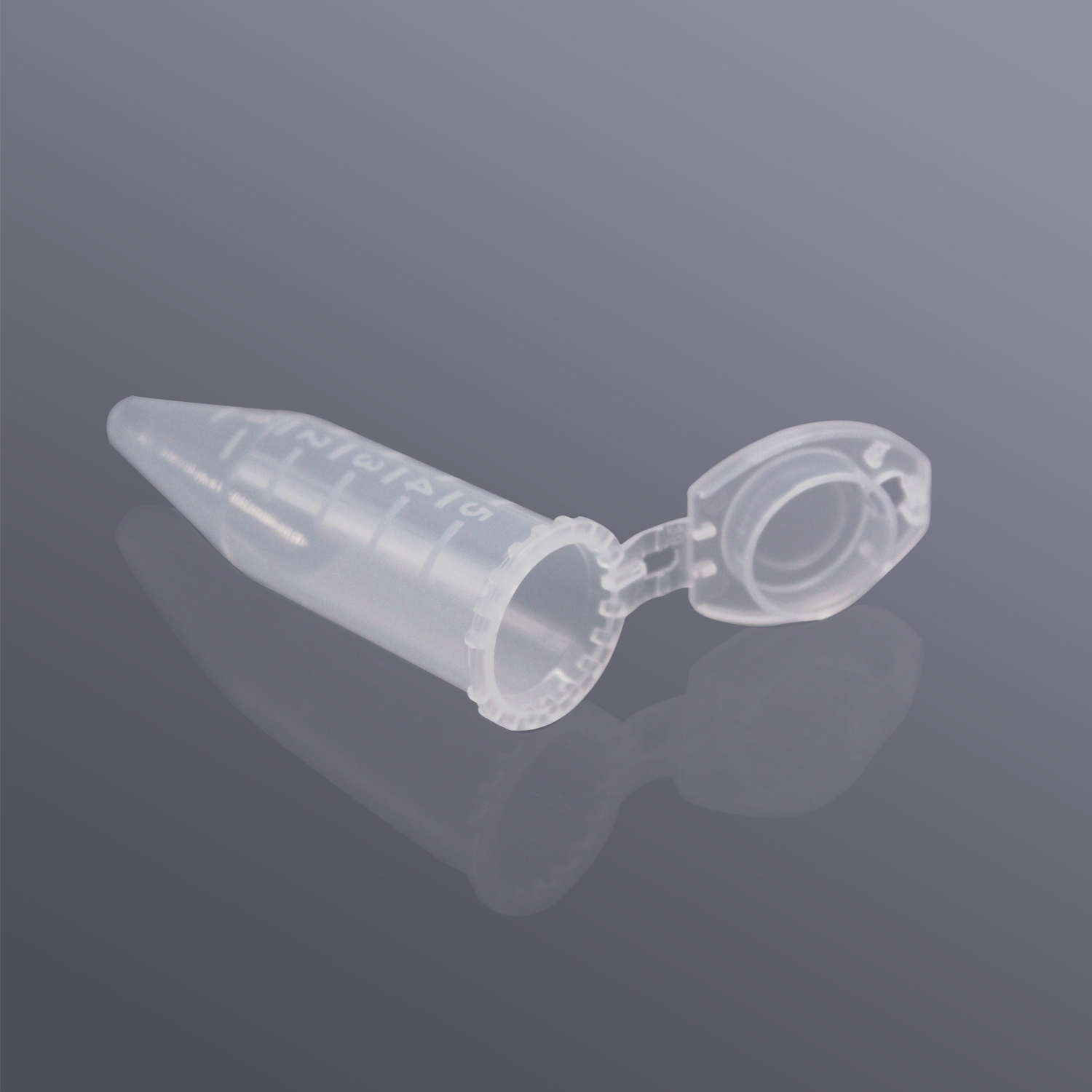 BS-50-CM-SA 5ml尖底带锁扣离心管，透明翻盖 ，无菌