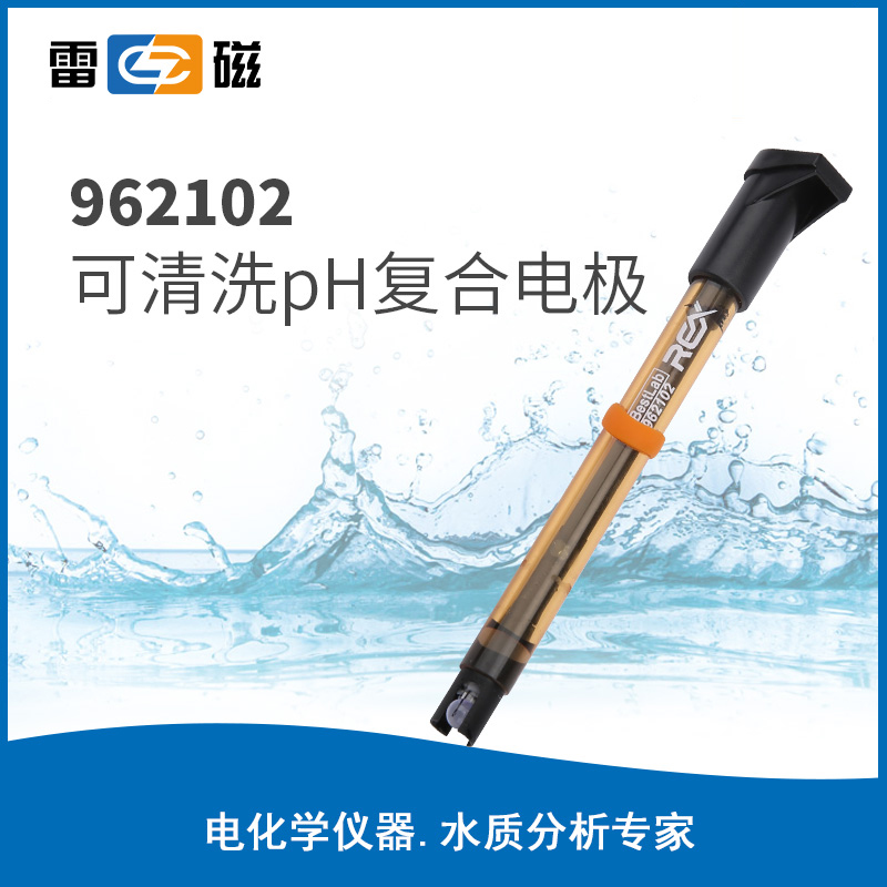 8029N00 962102可清洗pH复合电极 - 雷磁