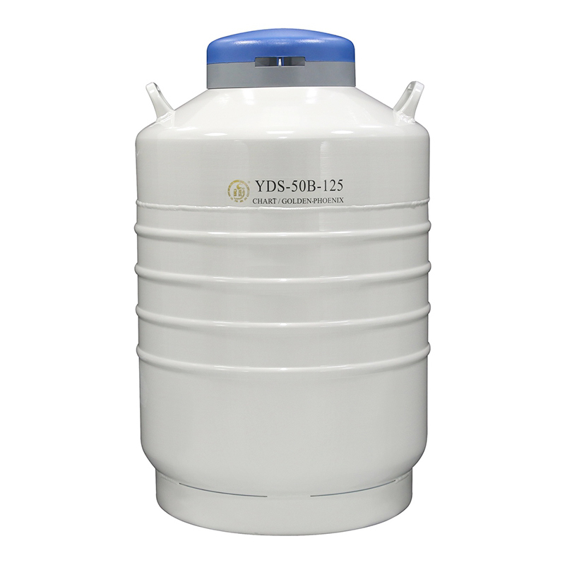 YDS-50B-125含六个五层方形提筒液氮罐 - 金凤